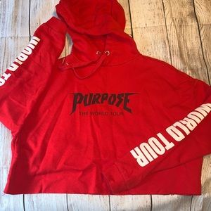 Purpose The World Tour Cropped Hoodie